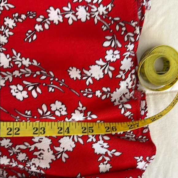 Vici Red and White Off-the-Shoulder Mini Sundress - Picture 14 of 14